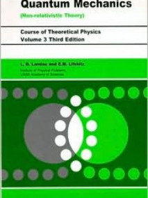 Quantum Mechanics: Non Relativistic Theory, Vol. 3, 3/Ed