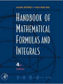 Handbook of Mathematical Formulas and Integrals, 4/Ed